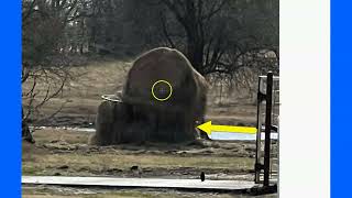 Bad & Dangerous Hay Stacking - 1000 Pound Round Bales Roll