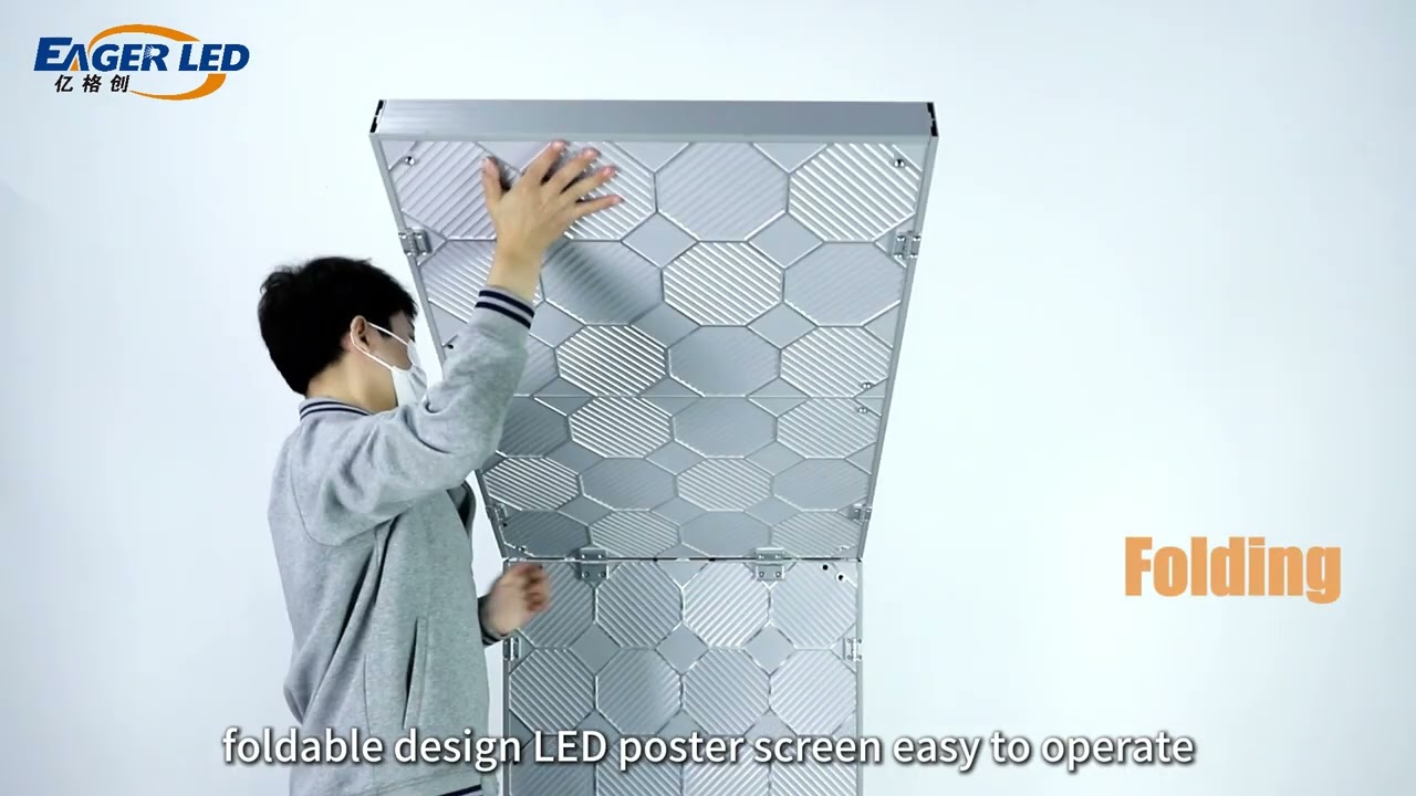 EA1920iP5 Front Service Indoor Foldable Poster LED Screen