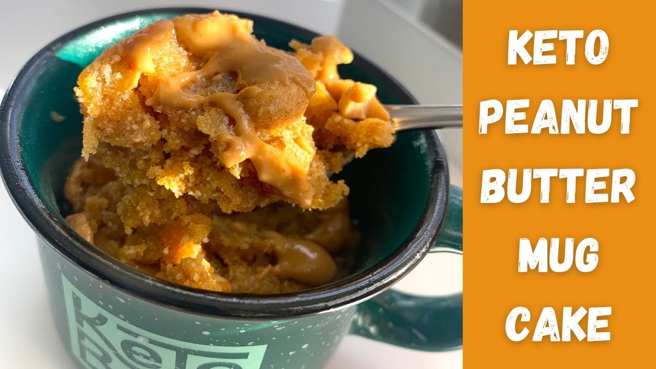 Keto Peanut Butter Mug Cake Easy Keto Peanut Butter Mug Cake Recipe