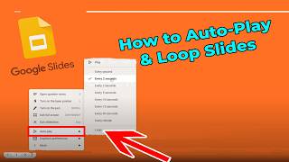 How to AutoPlay and Loop Presentation on Google Slides