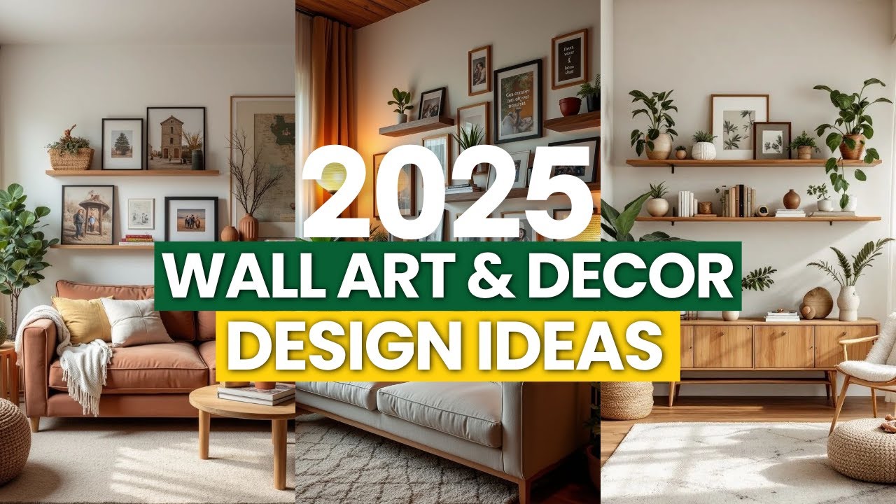 Идеи настенного искусства и декора 2025 | Сделайте свой дом ярким