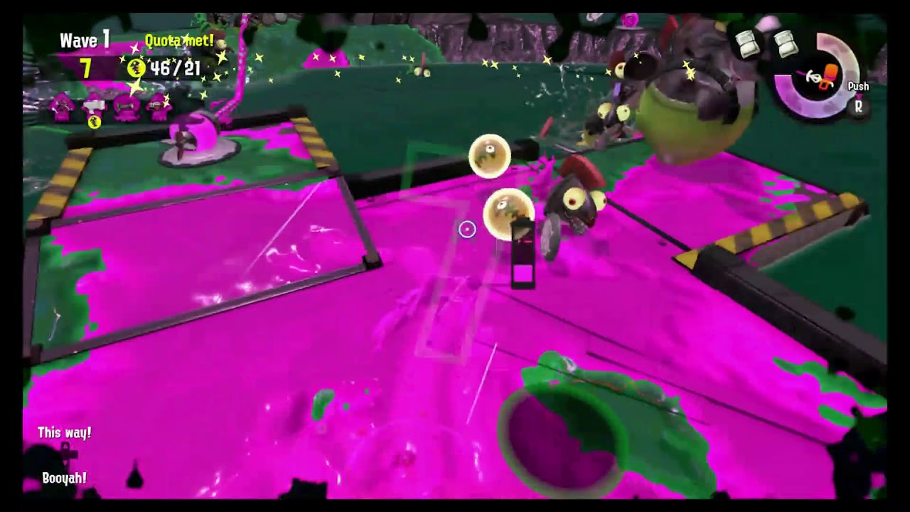 Splatoon 2 Salmon Run Hazard Level Max 174 eggs (Polaris) YouTube