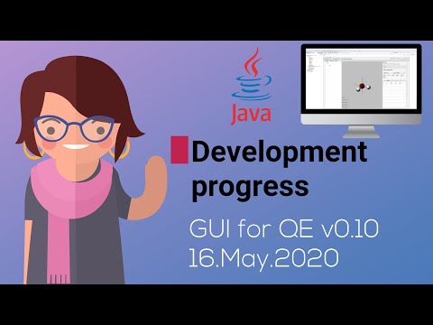 QuantumVITAS development progress 1 (16.May.2020, v0.10): a new GUI for QuantumESPRESSO
