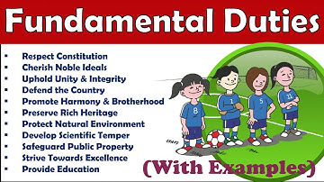 Fundamental Duties of the Indian Constitution in English|Part IVA|Article 51A|Indian Polity