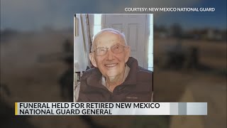 Funeral service held for retired New Mexico National Guard brigadier general
