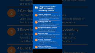 A Beginners Guide For Junior Accountant And Accounting Students accountant job studyguide