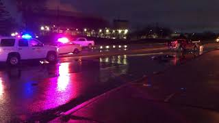 Bicyclist hit by pickup truck, critically injured