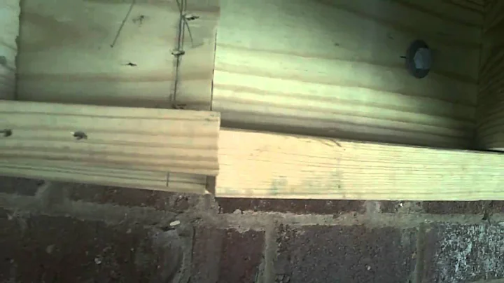 Deck collapse hazard found by Franklin TN A+ Home Inspections Steve Traylor
