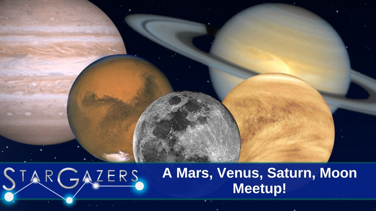 A Mars, Venus, Saturn, Moon Meetup! | January 6 - January 12 | Star Gazers