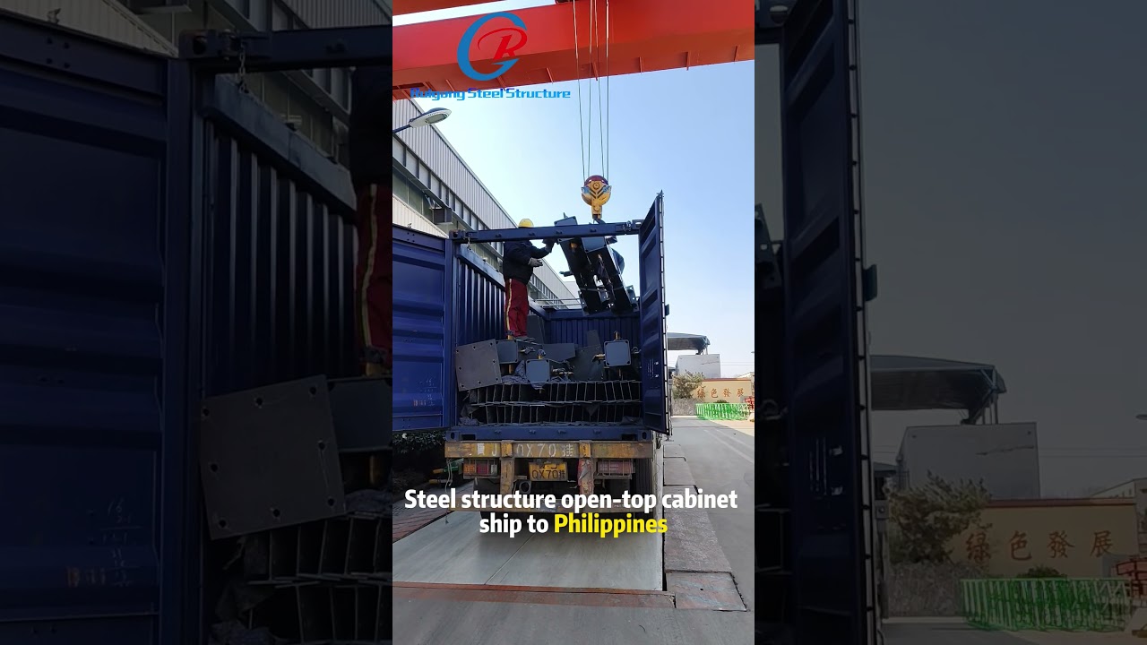 Philippine parking building open-top container delivery.WhatsApp：+86 18765936486