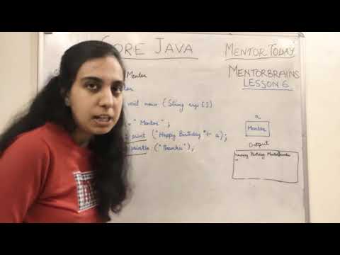 Java Dot Operator Lesson 6 ICSE Computers MentorBrains - YouTube