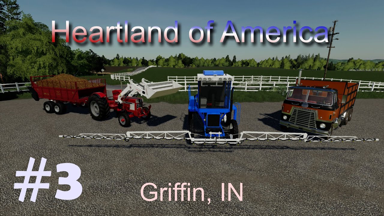 GRIFFIN, IN #3/HEARTLAND OF AMERICA/ Farming Simulator 19 PS5 Let’s Play FS19.