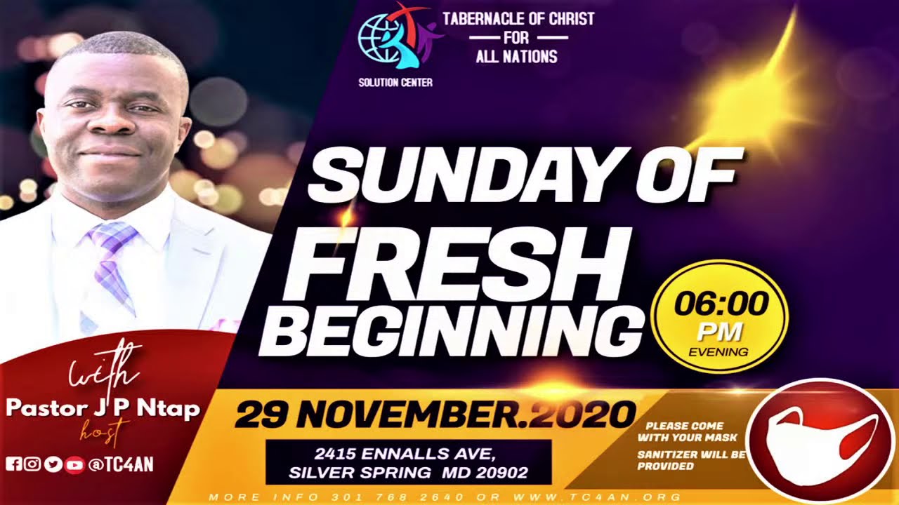 FRESH BEGINNING BY PASTOR JEAN PAUL NTAP