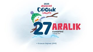 27 Aralık 2025 Diyanet Çocuk Takvimi