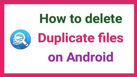 How to delete duplicate files on Android | Tamil #CMWay