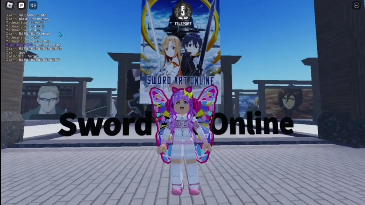 [JJK] Guess The Anime! Sword Art Online Roblox YouTube