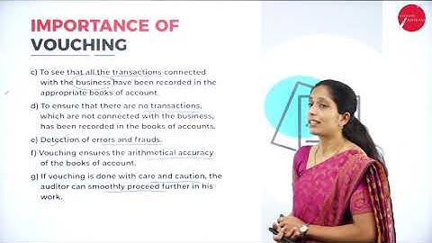 DAY 20 | PRINCIPLES AND PRACTICE OF AUDITING | VI SEM | B.COM | VOUCHING | L1