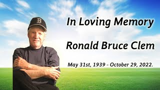 Clem, Ronald Funeral Service