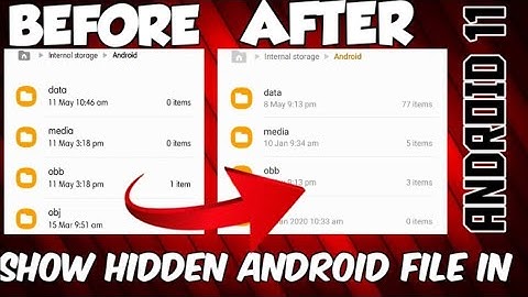 How to open/access data & obb folder in android 11 without root | Android 11 data folder