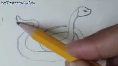 How to Draw a Rattlesnake In 5 EASY Steps - GREAT for Kids & Beginners