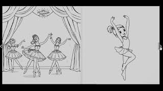 A Coloring Book for Mini Ballerina