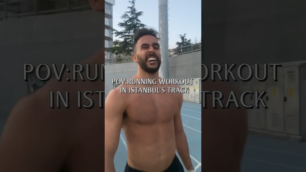 Miquel Gironès Running Workout In Istanbul’s Track and Field