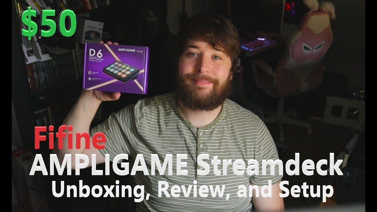 Распаковка пульта управления Fifine Ampligame D6, настройка OBS и голосовой мод!!! Альтернатива с...