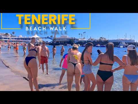 PLAYA LA PINTA Beach Walk 4K 🇪🇸 – Costa Adeje, Tenerife".