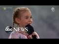 Ukrainian girl who sang in bomb shelter raises money for relief efforts l WNT