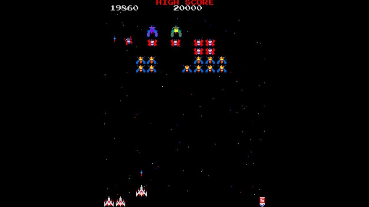 Galaga [Arcade Longplay] (1981) Midway {Set 2} - YouTube