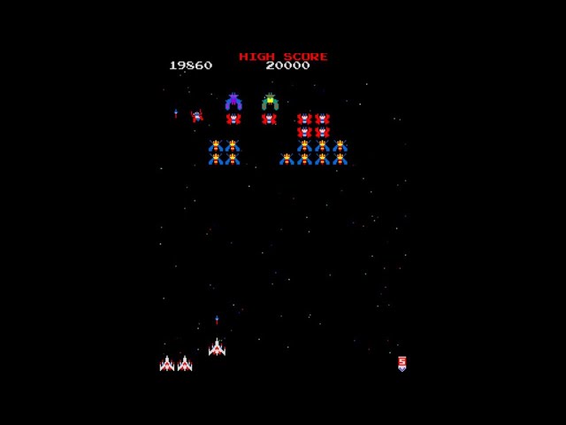 Galaga [Arcade Longplay] (1981) Midway {Set 2} - YouTube