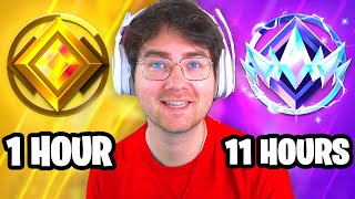 Gold To Unreal Speedrun Solo Only (Chapter 5 Ranked Fortnite)