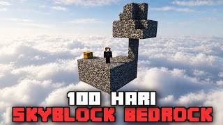 100 Hari Minecraft SKYBLOCK BEDROCK ONLY