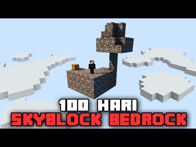 100 Hari Minecraft SKYBLOCK BEDROCK ONLY