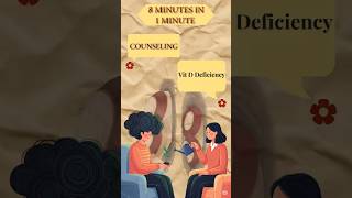 Vit D Deficiency :: Counseling :: PLAB 2 (UKMLA-CPSA) 8 min in 60 sec #plab2 #ukmla