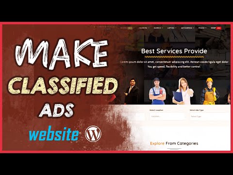 Wie Kleinanzeigen Wordpress-Website machen | Eintrag Webseite