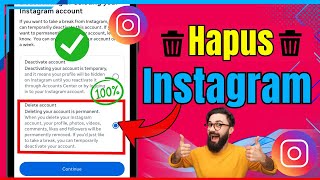🚫 Cara Hapus Akun Instagram Secara Permanen 2025 📱 | Tutorial Mudah & Cepat!