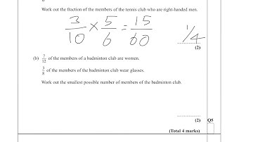 iGCSE Maths 2010 Summer 3H Qu 5