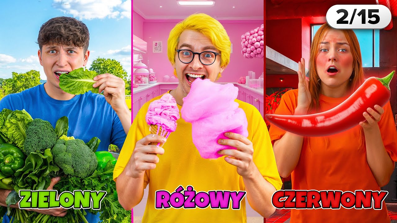 Koło Fortuny Decyduje Jaki Kolor Musimy Jeść Cały Dzień! (Finał 2/15)