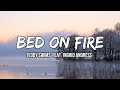 Teddy Swims - Bed On Fire ft. Ingrid Andress (Lyrics)