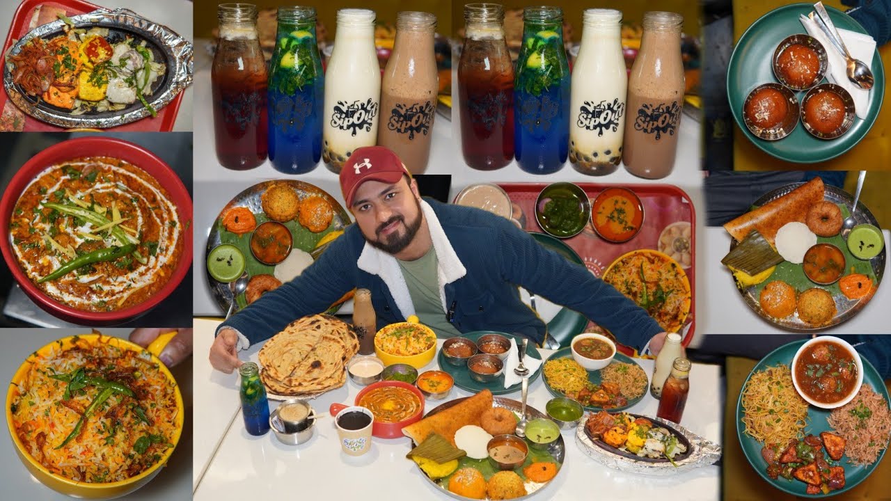 Temple Street का Chinese Platter, Kathal Nizami Biryani, Gulab Jamun & More || Delhi Street Food