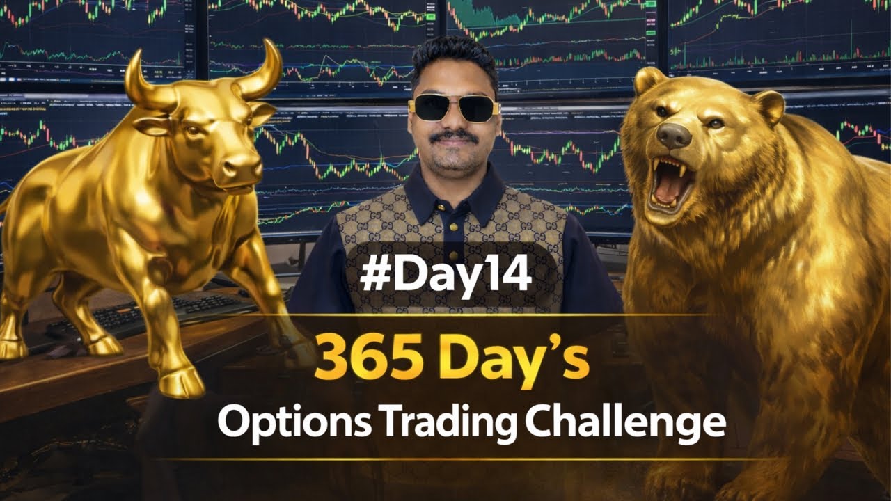Day 14 Options Trading Challenge In Nifty50 