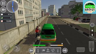 لعبة قيادة الميكروباص Angkot d Game screenshot 2