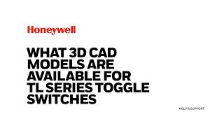 What 3D CAD Models Are Available for TL Series Toggle Switches