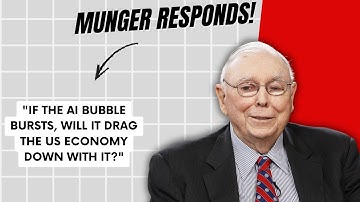 "If The AI ​​Bubble Bursts, Will It Drag The US Economy Down With It?" - Charlie Munger Answers!
