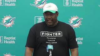Dolphins Live: DC Patrick Graham meets with the media.