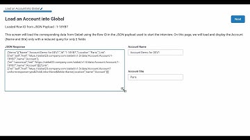 REST Interview Fetch Siebel Account in Oracle Intelligent Advisor
