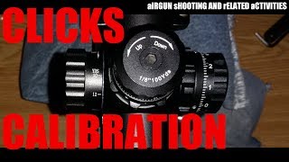 Scope Clicks Calibration - Riflescope Basics