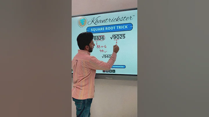 Square Root Trick #maths #squareroot #shorts