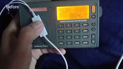 How to improve AM Radio reception using DIY antenna for mediumwave reception